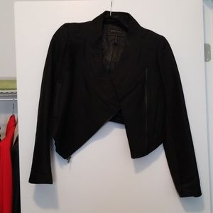 BCBG Cropped Moto Style Jacket Size S